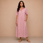 Linda | Relaxed Buttoned Shirtdress