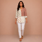 Rosemary – Classic Patchwork Blouse