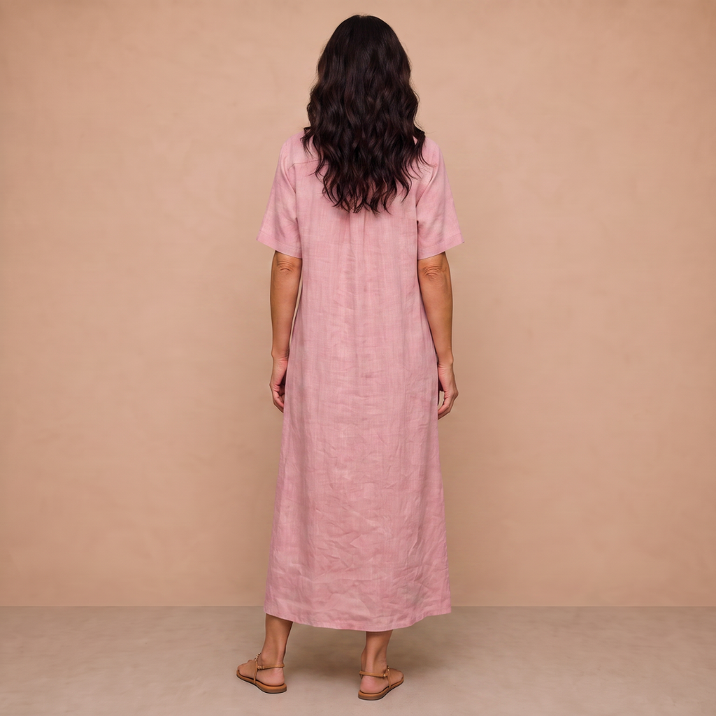 Linda | Relaxed Buttoned Shirtdress