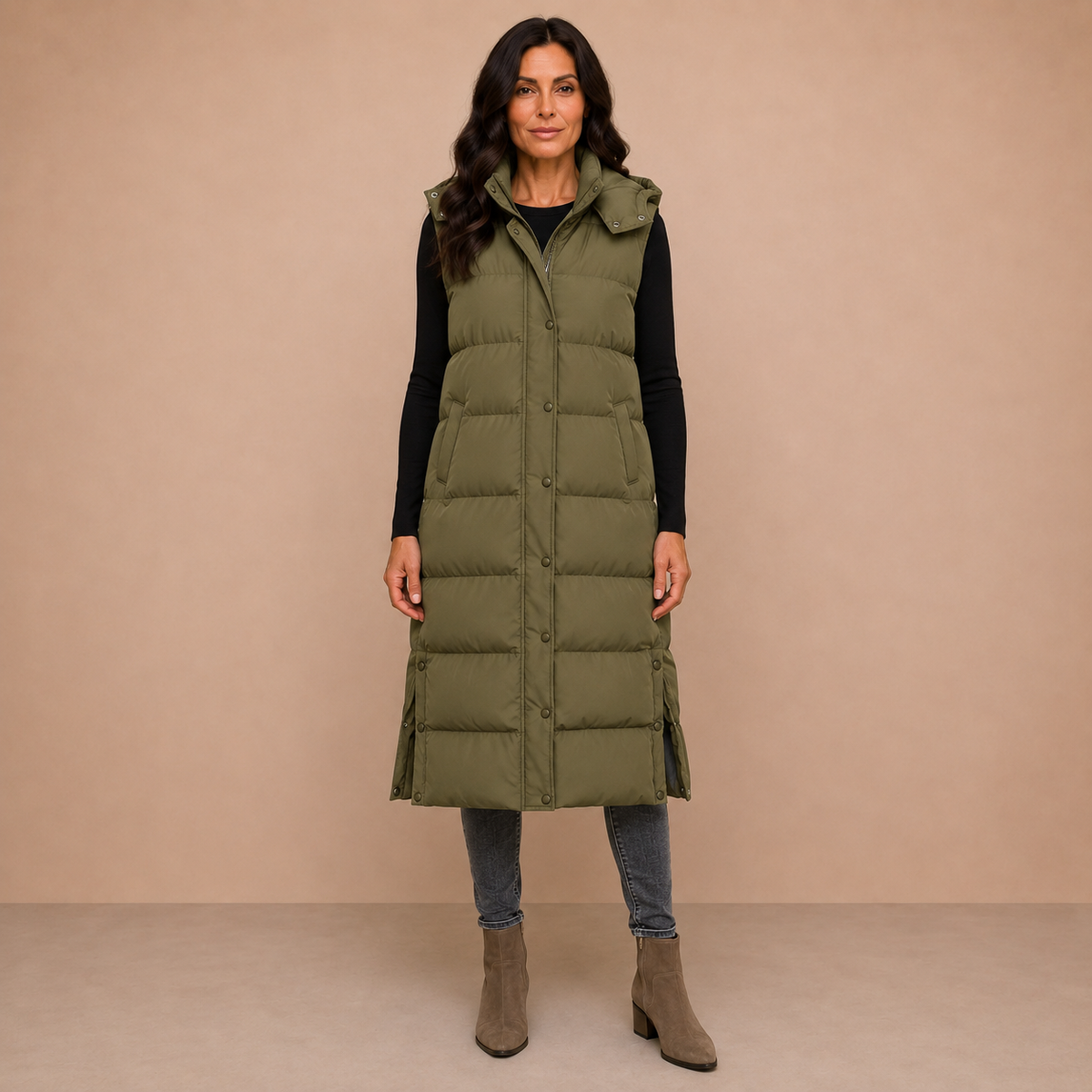 Olivia | Long Puffer Vest