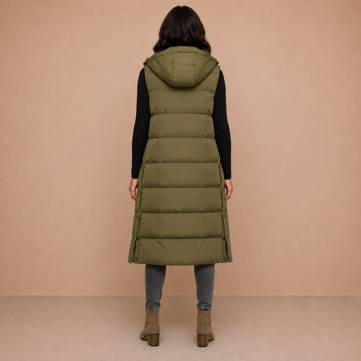 Olivia | Long Puffer Vest