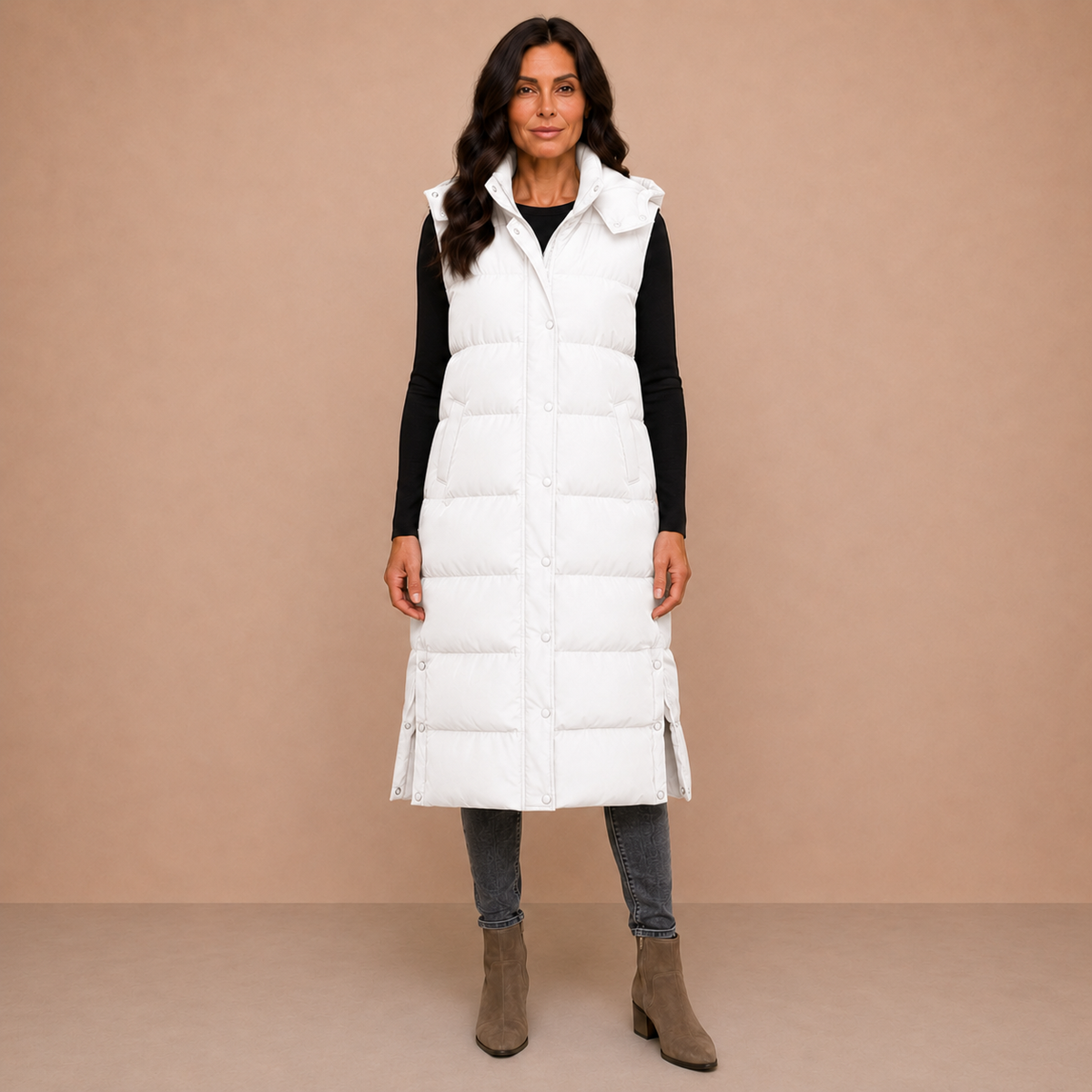 Olivia | Long Puffer Vest