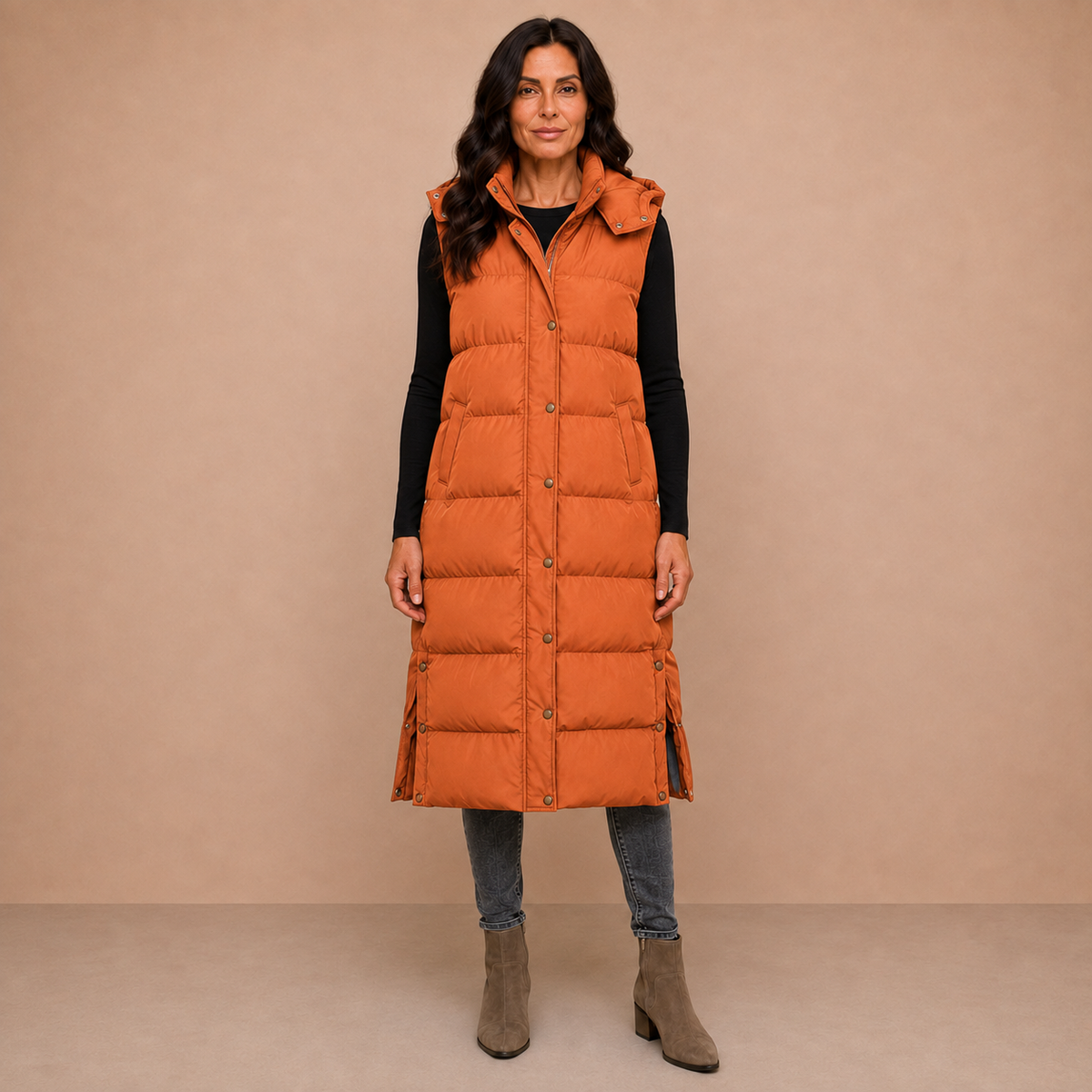 Olivia | Long Puffer Vest