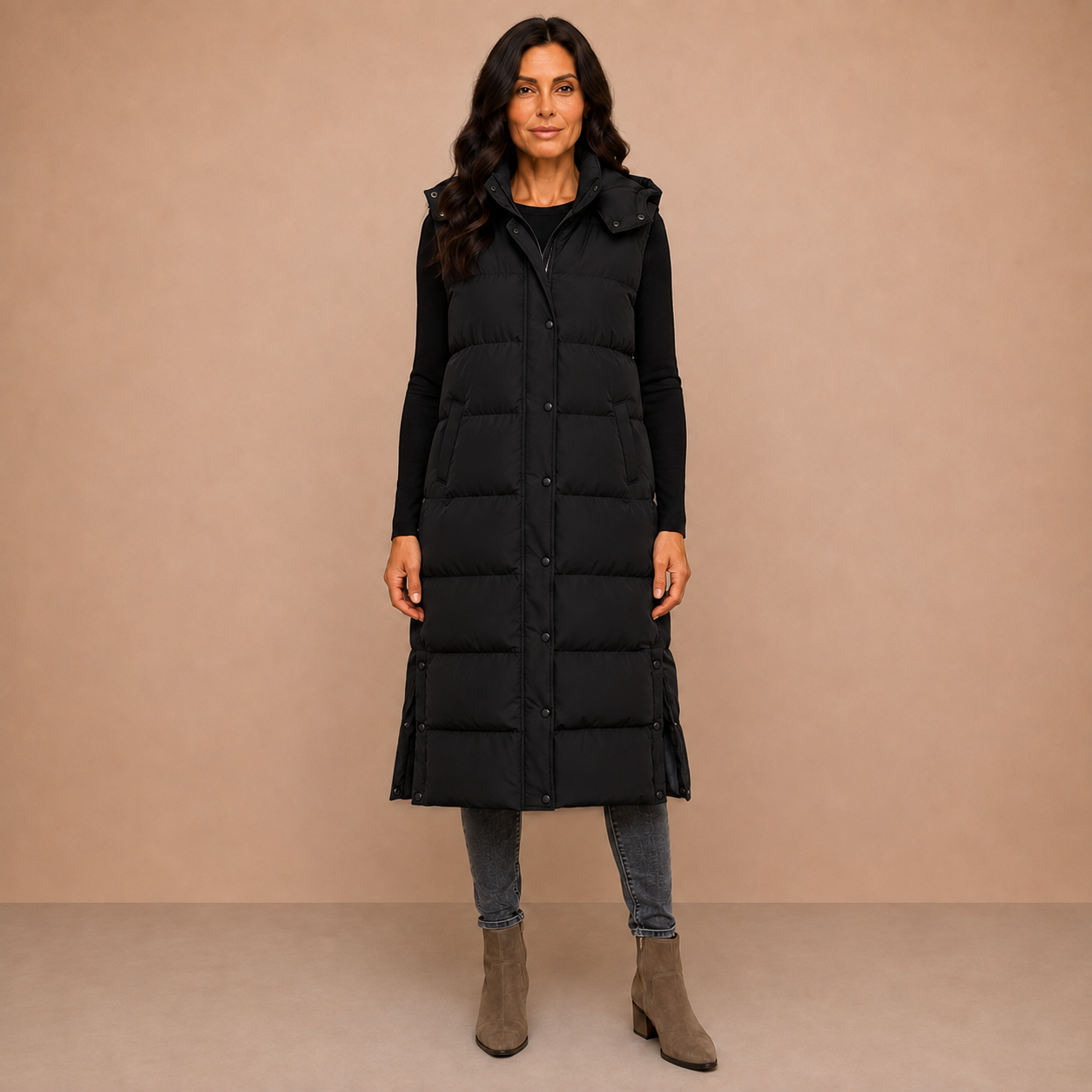 Olivia | Long Puffer Vest
