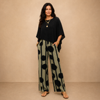 Kalliope -  Comfortable Elastic Waist Two-Piece Set