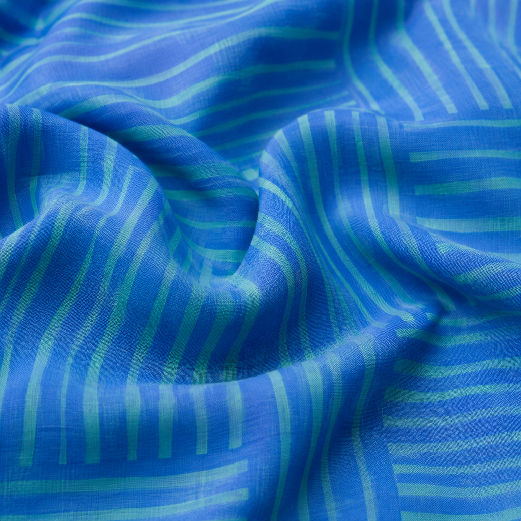 Alison - Blue Striped Blouse