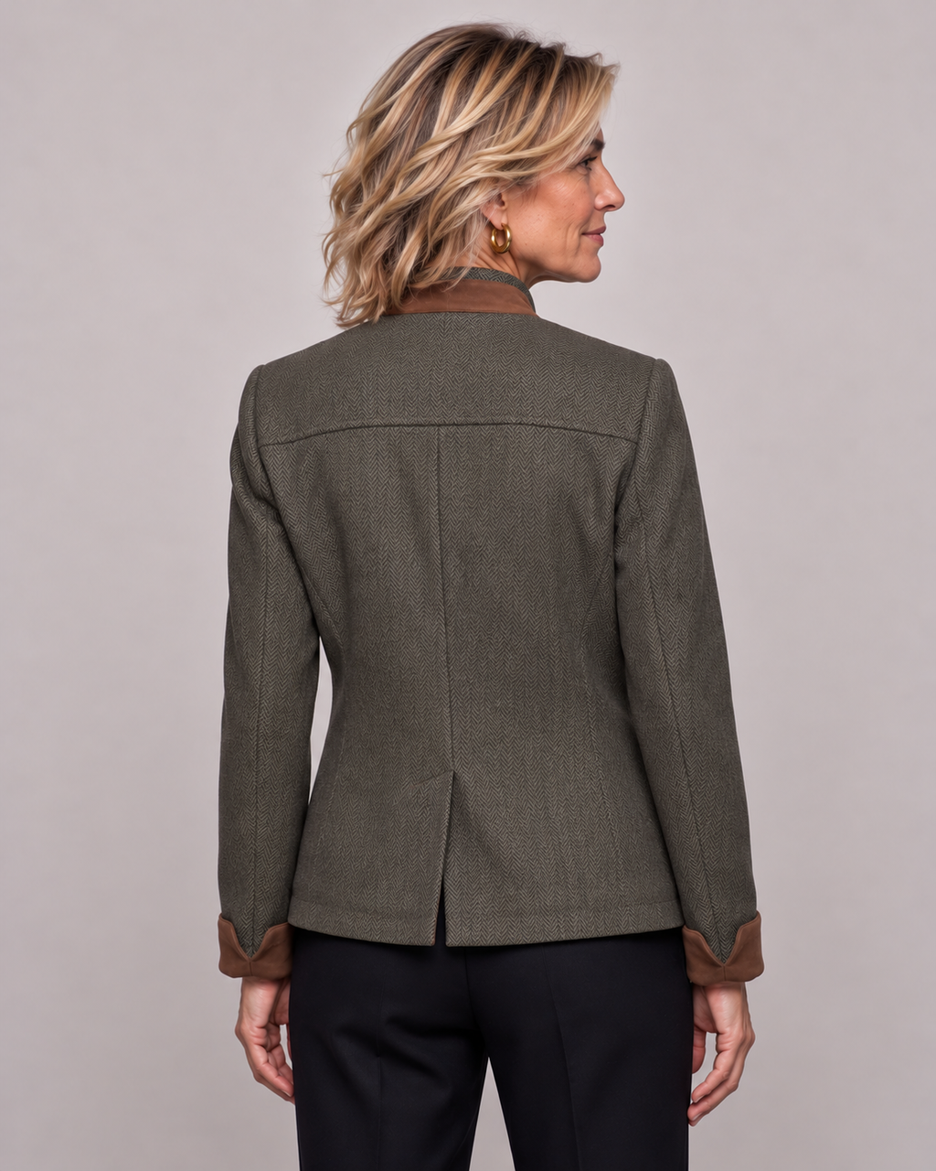 Octavie | Herringbone Military Jacket
